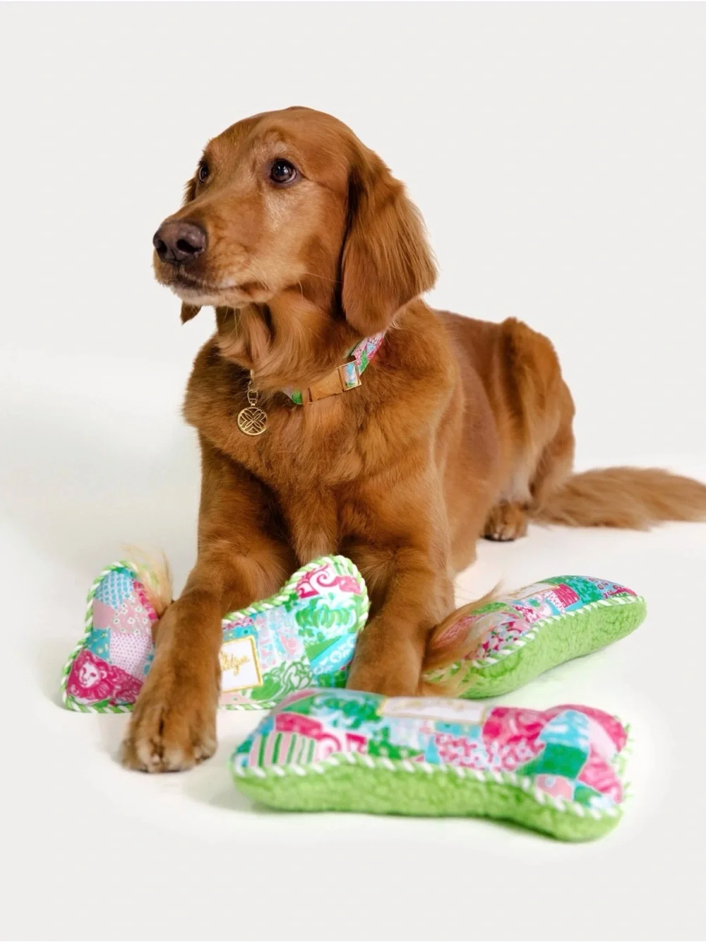 Lilly Pulitzer Patchwork Plush Pet Toy